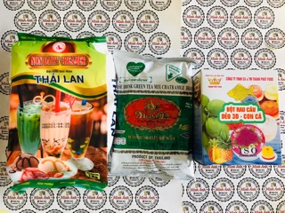 Combo set trà thái xanh lớn 50-70 lít
