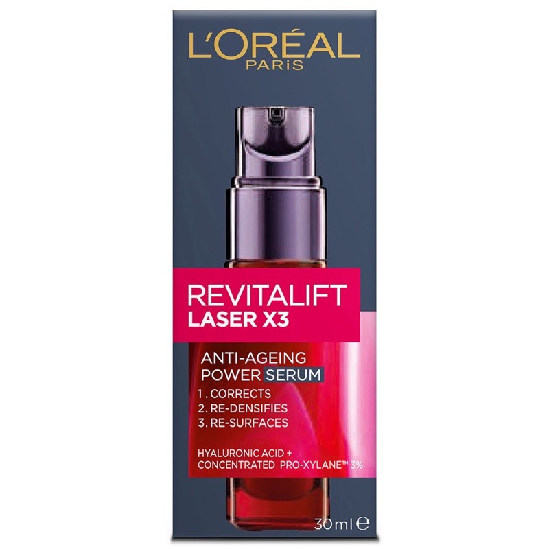 Serum dưỡng da chống lão hóa L'Oréal Revitalift Laser X3 chai 30ml