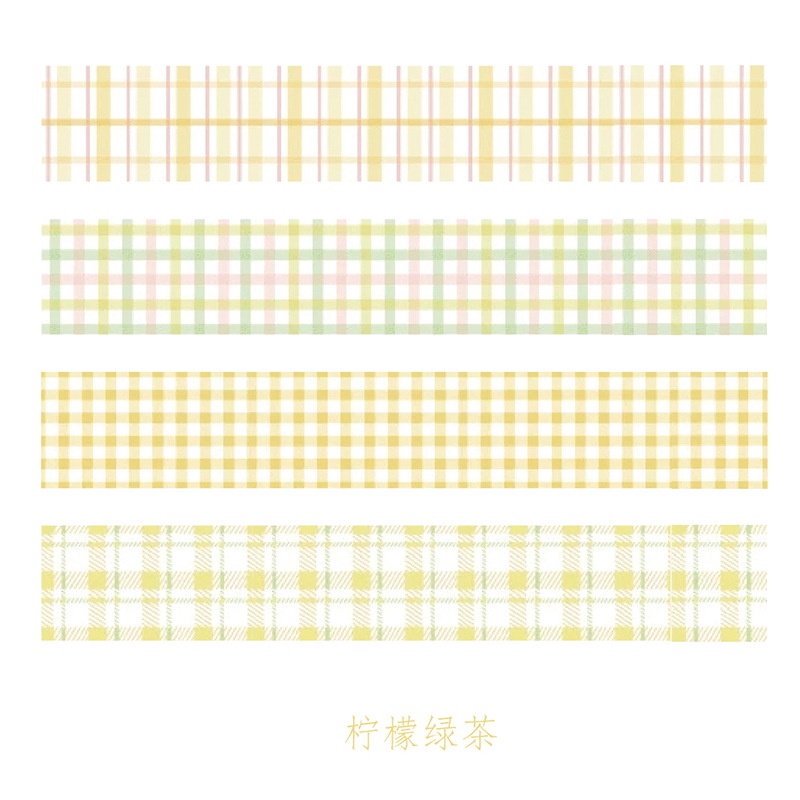 4 Cuộn Băng Keo Washi Trang Trí