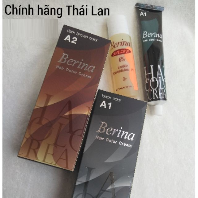 Thuốc nhuộm tóc Berina A2 thái lan
