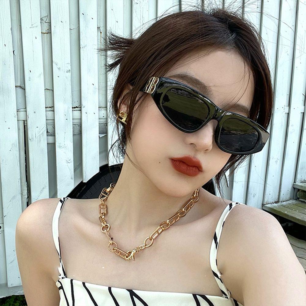 Kính Mát Gọng Nhựa PC Họa Tiết Da Báo Chống Tia UV Phong Cách Đường Phố Hàn Quốc Cho Nam