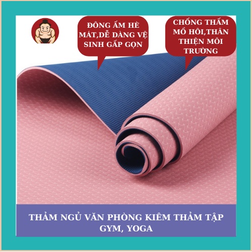 [FREE SHIP] Thảm ngủ văn phòng kiêm thảm tập Yoga, Thảm tập Gym - Đàn hồi, không biến dạng, dễ dàng gấp gọn