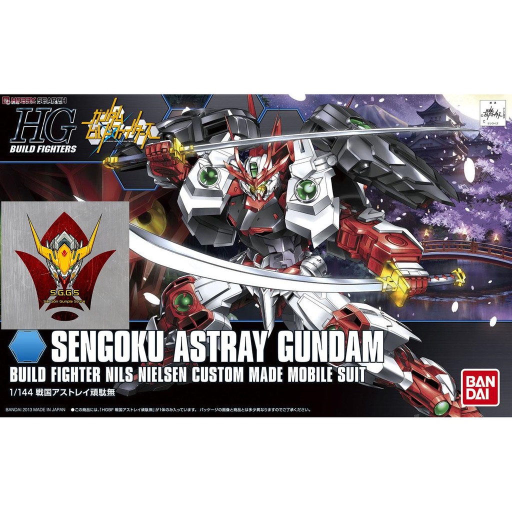 Gundam Bandai Hg Sengoku Astray HGBF Gundam Build Fighters Mô Hình Nhựa Đồ Chơi Lắp Ráp Anime Nhật Tỷ Lệ 1/144