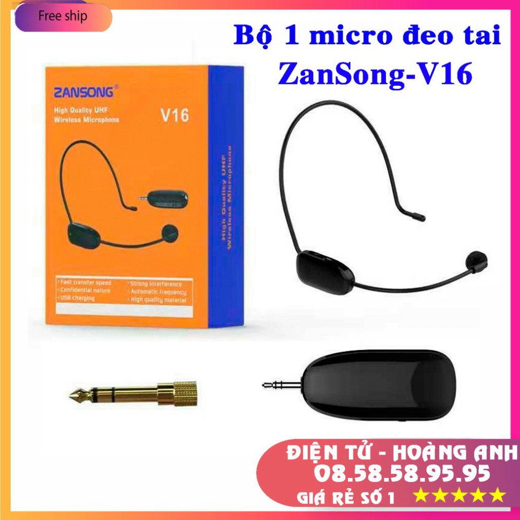 Micro đeo tai không dây - ZanSong V16 - Shengfu T1