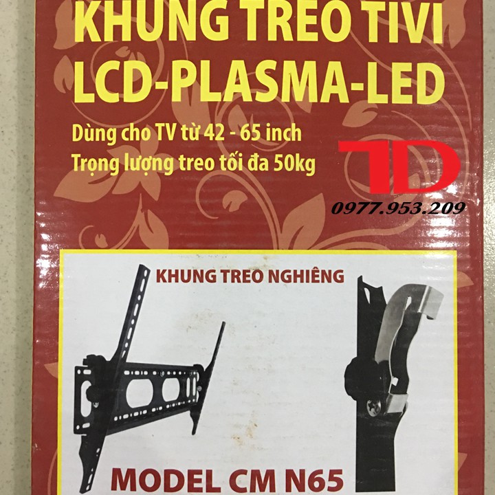 Khung treo TIVI cao cấp nghiêng từ 42-65 inch và 60-85 inch Camel CMN65
