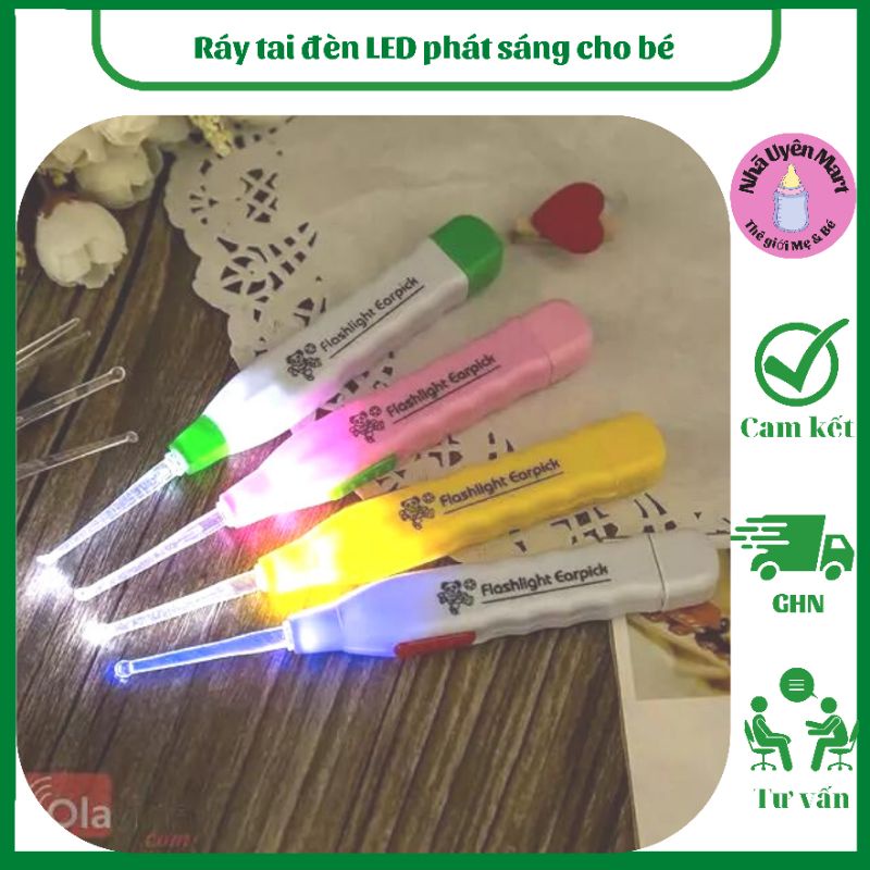 Ráy tai đèn LED phát sáng cho bé