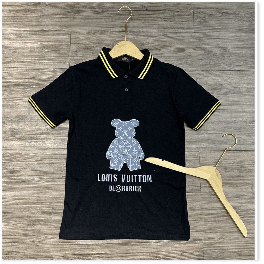 Áo Thun Nam Cổ Bẻ Ngắn Tay In Thêu Đẳng Cấp [Hàng Mới Về] HP