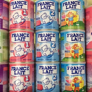 Sữa bột france lait số 1,2,3 lon 400g