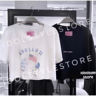 (Quà tặng kèm hình BLackpink)Áo croptop Saint Rose Blackpink