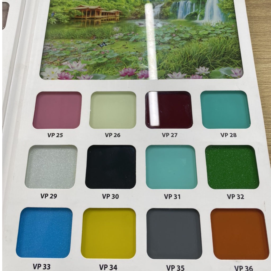 Catalog mẫu Vinaprotech màu chuẩn 2022 ngành sơn kính
