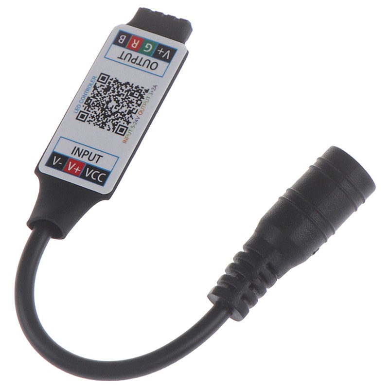 Bộ Điều Khiển Từ Xa Không Dây Bluetooth Rgb 5-24v 6a Cho Dây Đèn Led Rgb 3528 5050