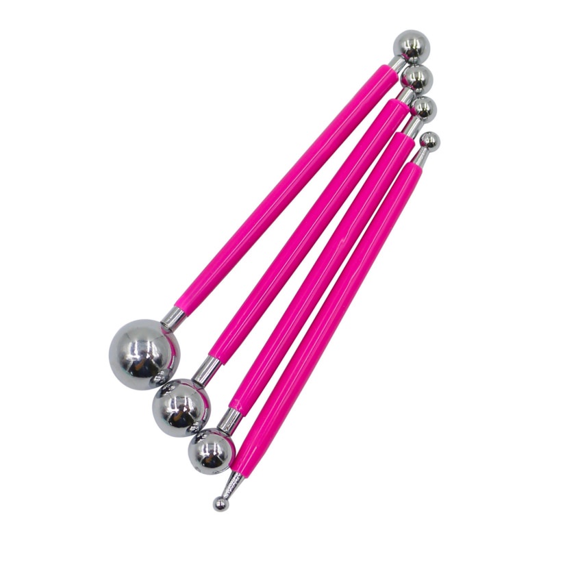 Set 4 dụng cụ tạo hình hoa trang trí bánh