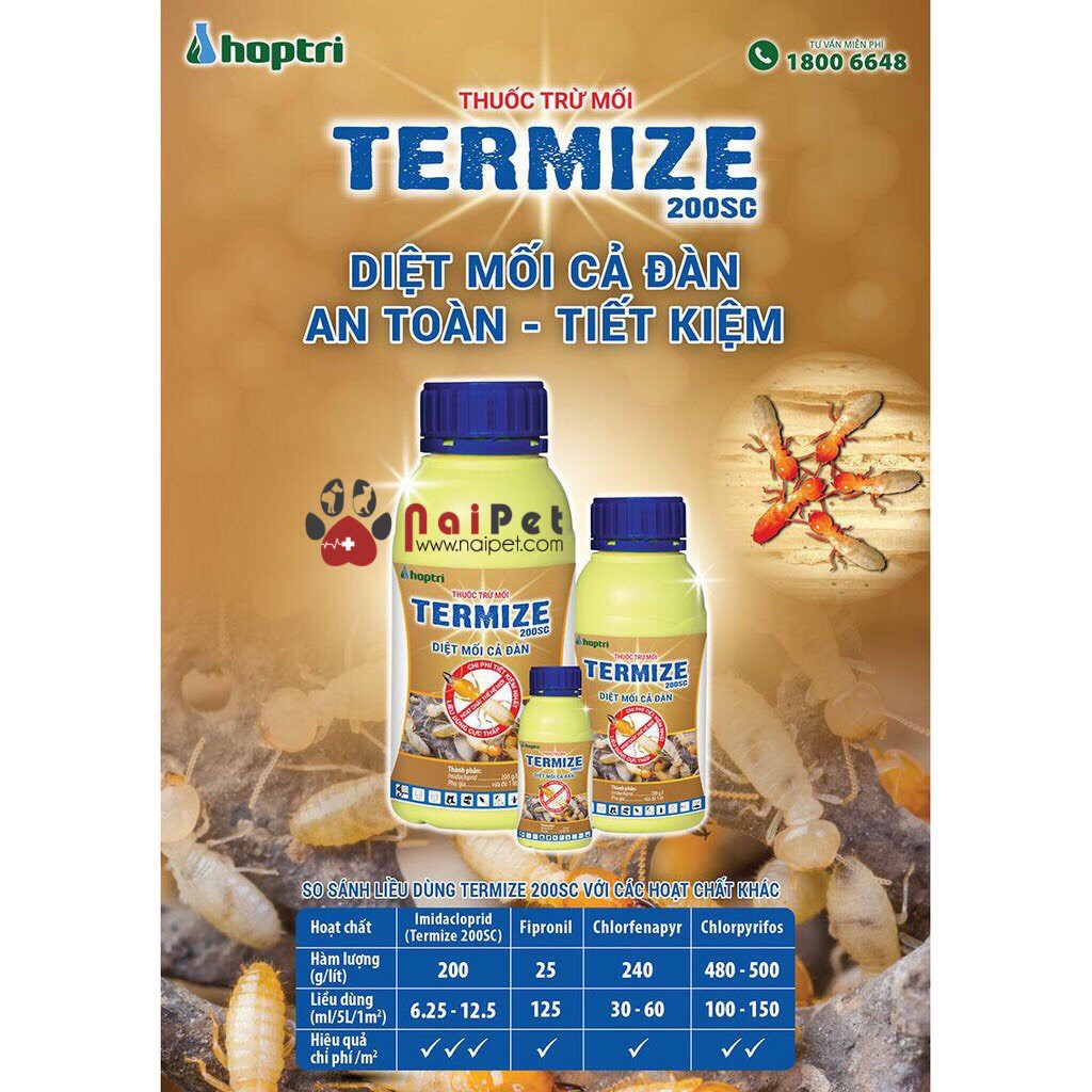 Thuốc Diệt Trừ Mối Termize 200SC Lọ 50ml