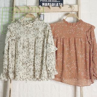 Áo babydoll hoa nhí vintage tay bèo 9màu ảnh thật