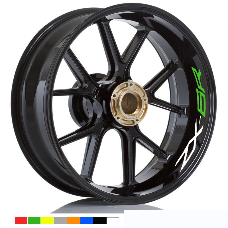 KAWASAKI ZX-6 ZX-6R ZX6 ZX6R VỚI ZX-6R ZX-6 Đề Can Xe Máy Bánh Xe Phản Quang Dán Sọc