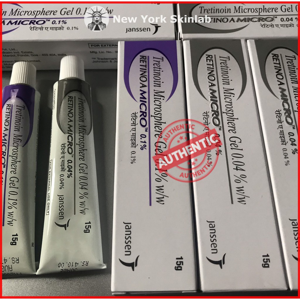 Tretinoin Microsphere gel 0.1% - 0.04% (15g) - kem dưỡng giảm mụn, chống lão hóa, trẻ hóa da (Ấn Độ) | BigBuy360 - bigbuy360.vn