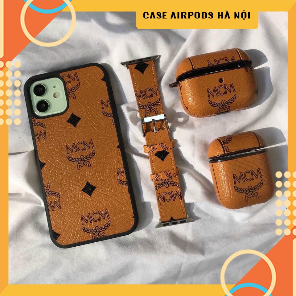 Case Airpods - Ốp Airpods - Da MCM