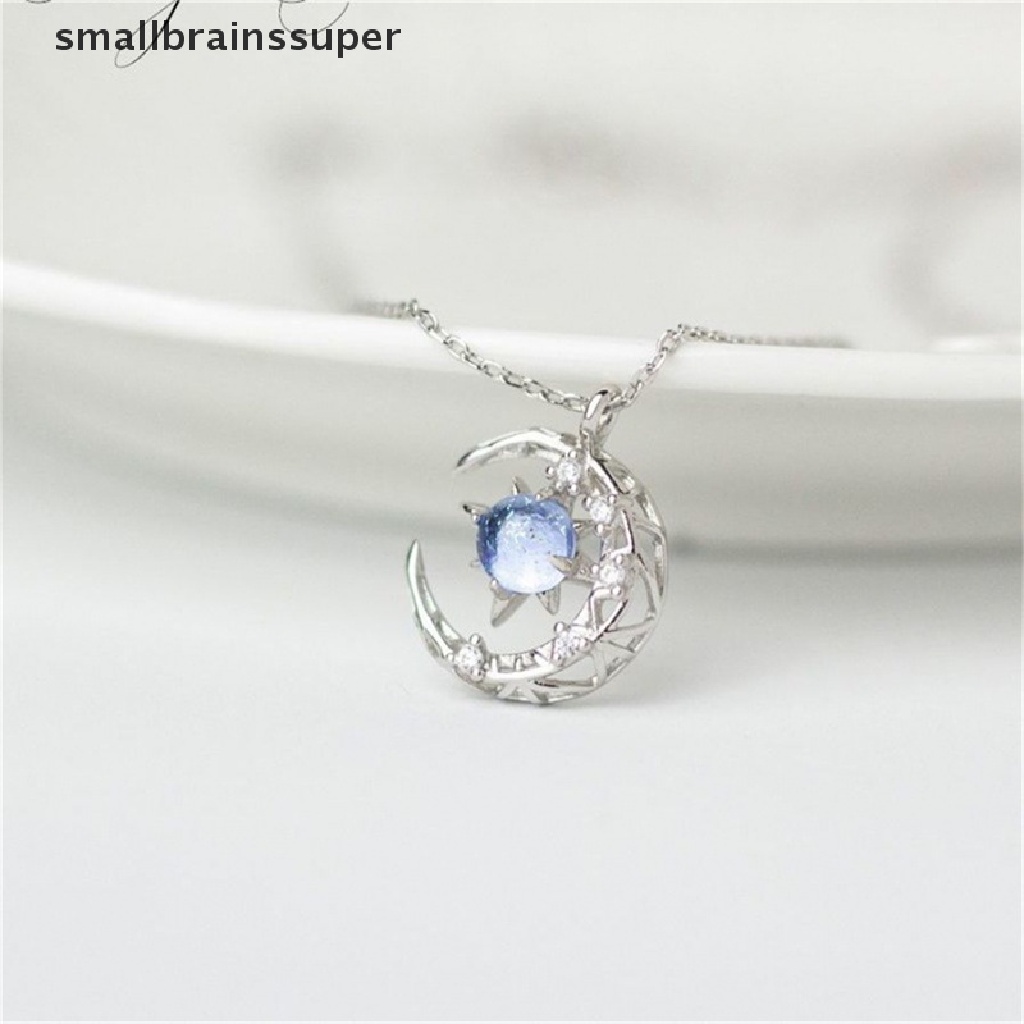 Vòng cổ Mặt Trăng Khuyết Đính Đá Phát Sáng Thời Trang Hàn Quốc