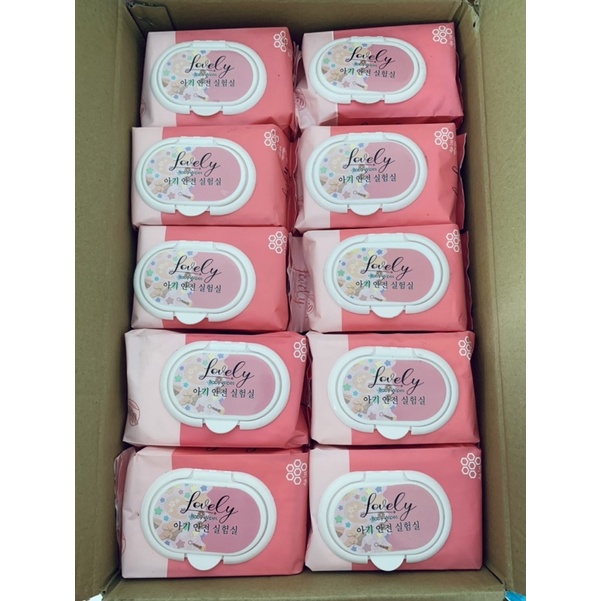 Khăn ướt  cao cấp không mùi Lovely