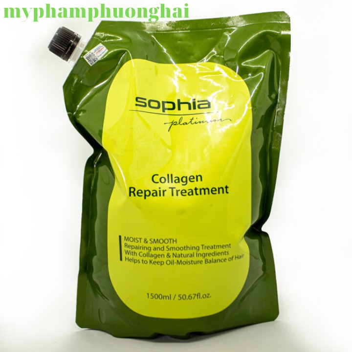 Hấp phục hồi thảo dược collagen Sophia 1500ml