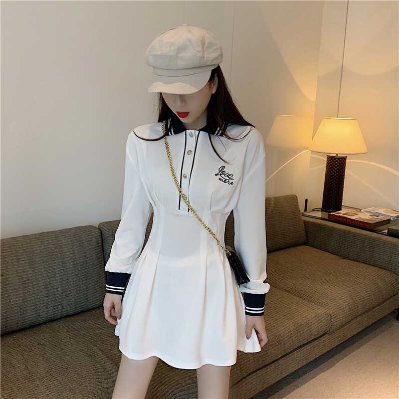 Đầm thun nữ dáng xòe tay dài Emilyshop