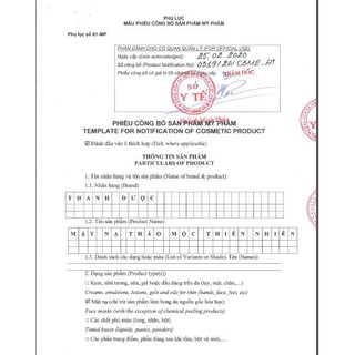 [TẶNG CỌ] MẶT NẠ THẢO MỘC THANH DƯỢC