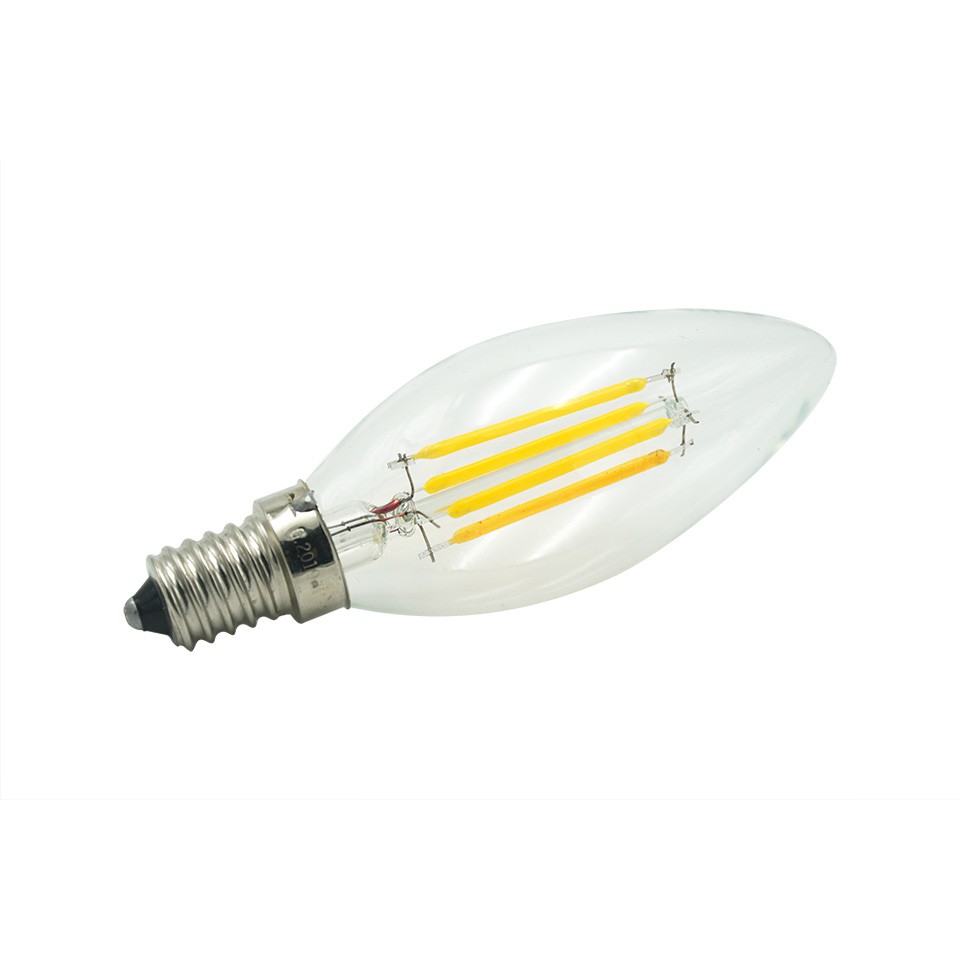 Bóng Edisson 4W C35 Bóng đèn Edisson E14 2700k Ánh sáng vàng