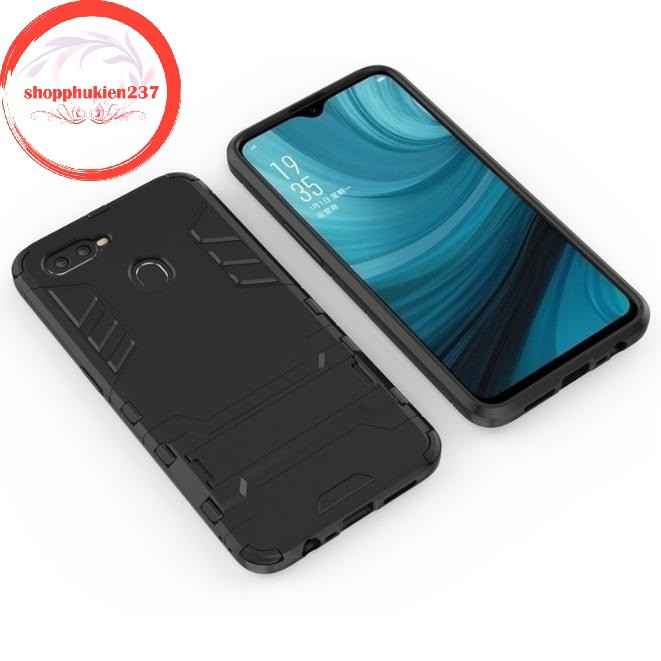 Ốp Lưng Oppo A5s , A7 Ốp Chống Sốc Ironman Kèm Giá Đỡ Cao Cấp