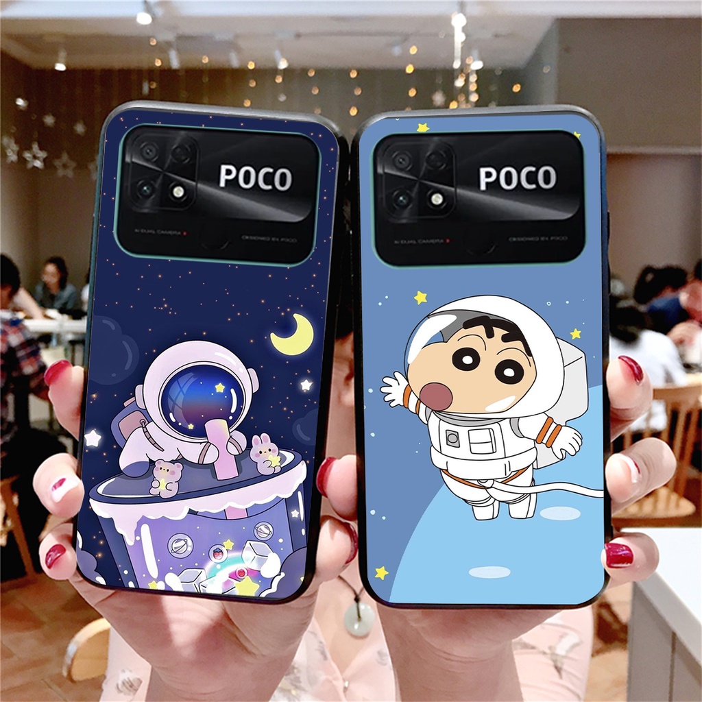 Ốp lưng Xiaomi Poco C40 Bearbrick KAWS cực đẹp PHI hành gia cute siêu hot giá rẻ