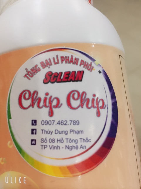 Sclean kitchen chai 500ml tẩy bếp cao cấp