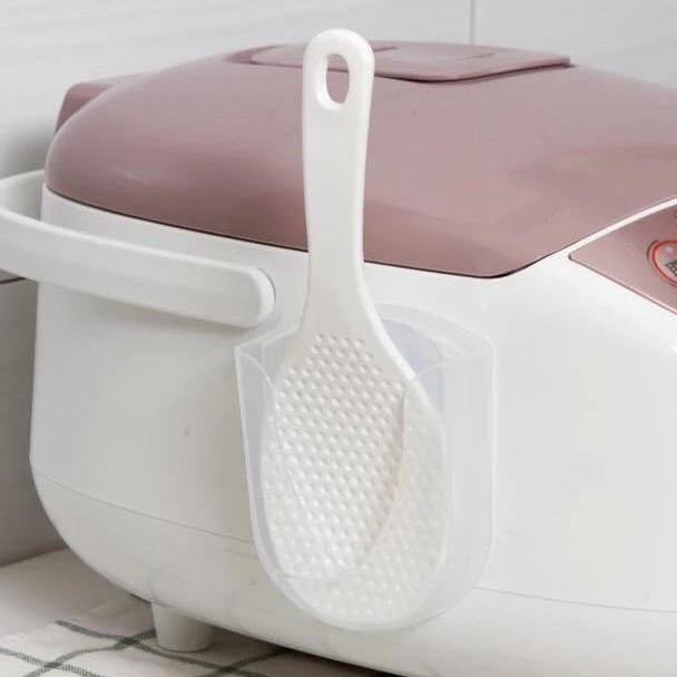 Muôi xới cơm chống dính kèm giá đỡ tiện lợi NỘI ĐỊA NHẬT BẢN