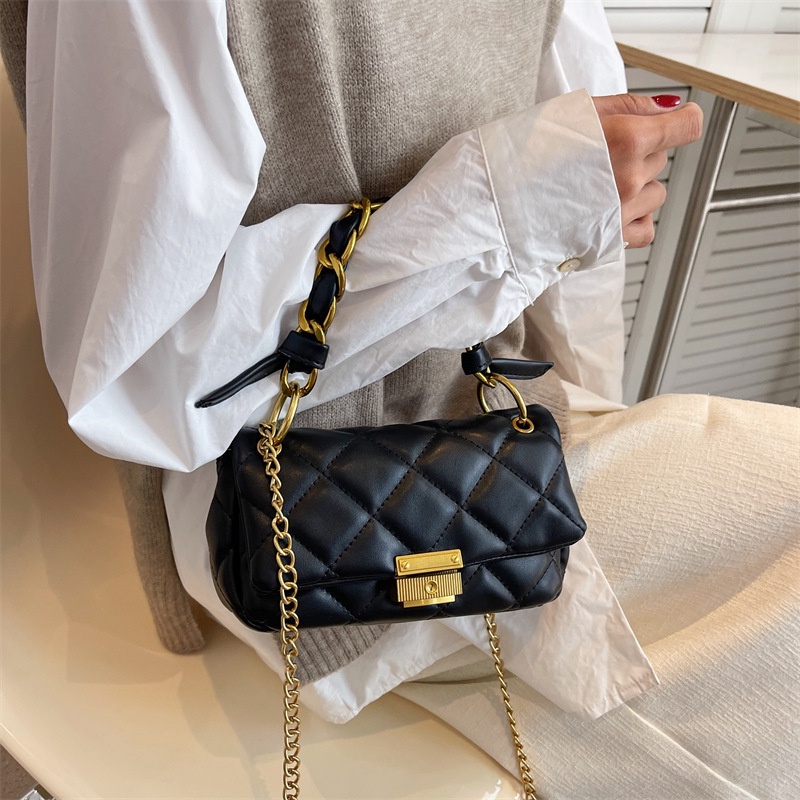 Túi Đeo Chéo Nhỏ Thêu Họa Tiết Hình Thoi Thời Trang Mùa Hè 2022 Gylb1388