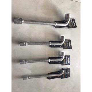 Khóa Ống điếu 2 đầu - tay vặn chữ L có lỗ sửa xe size tùy chọn