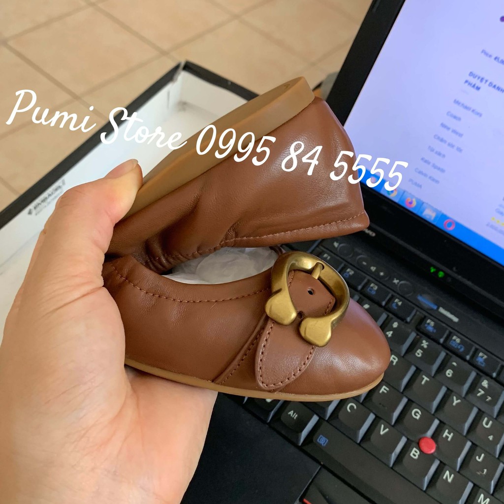 Giày Coach Stanton Ballet Brown