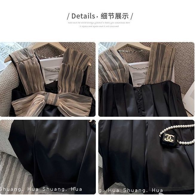 Đầm hai dây nhỏ nhắn phong cách mùa hè nước Pháp 2022