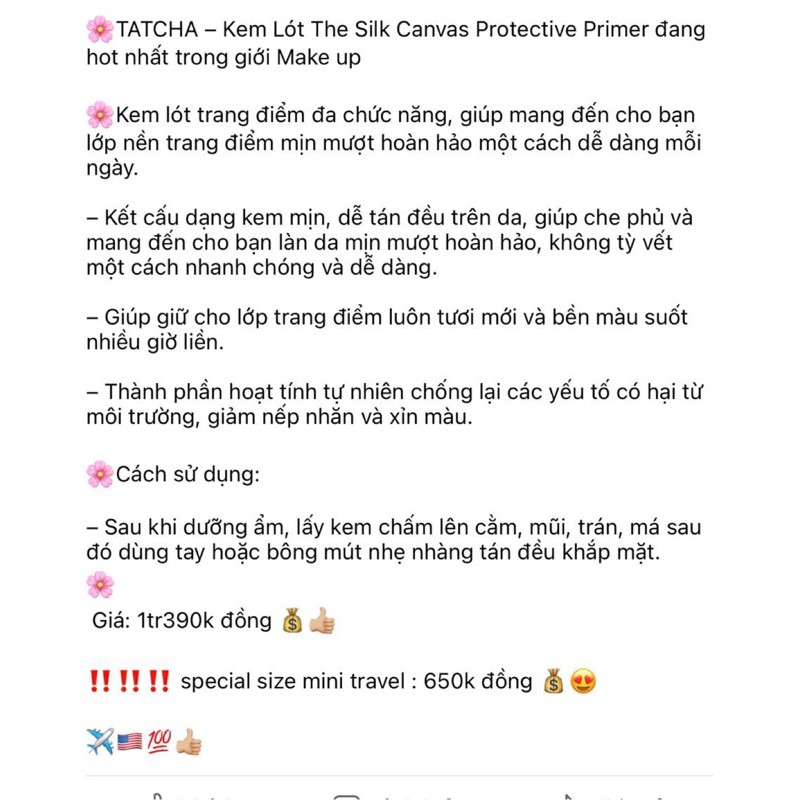 Minisize Kem lót trang điểm Tatcha Nhật | BigBuy360 - bigbuy360.vn