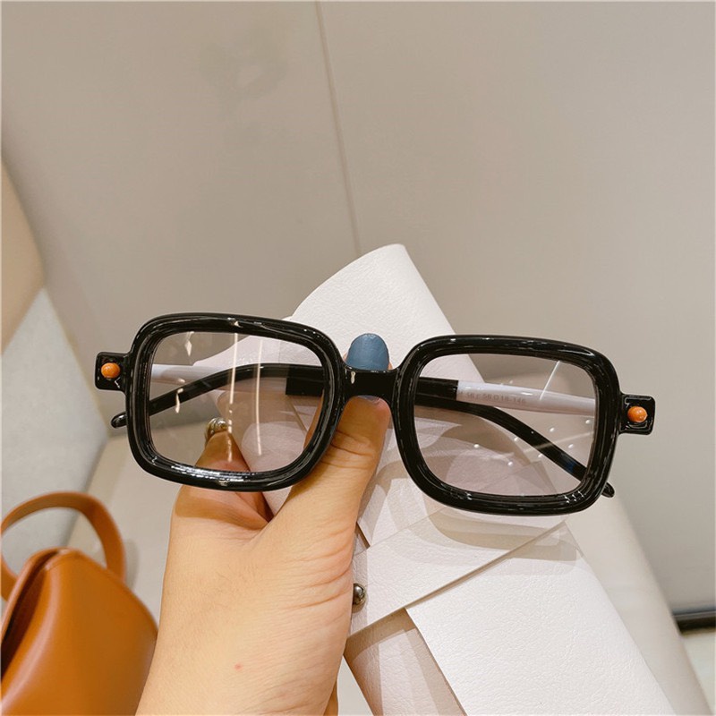 Mắt Kính Thời Trang Gọng Cận Hkuboraum Chống Uv400 622 Phong Cách Ulzzang Siêu Xinh - Hazo