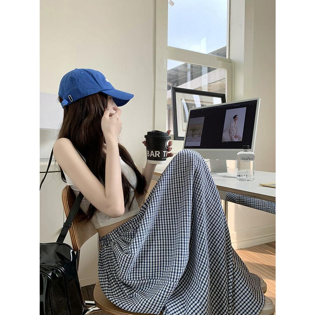 Chân Váy Dài Xếp Li Lưng Cao Co Giãn Thời Trang Dành Cho Nữ