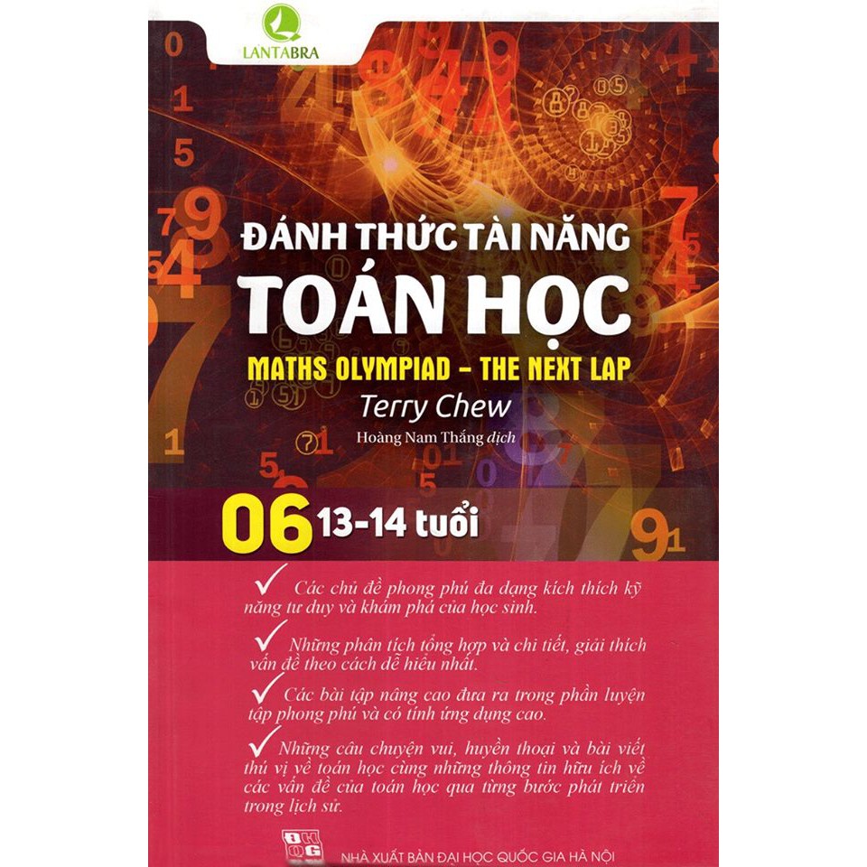 Sách - Đánh Thức Tài Năng Toán Học 7-15 tuổi ( trọn bộ 7 cuốn)