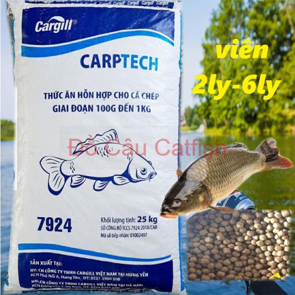 [1kg]Thức ăn Cá Chép Cargill 7924 Cho Cá Ăn Hoặc Dùng Câu Cá Chép(1kg)-cám cá chép cargill 7924 cho cá ăn [1kg]Thức ăn C