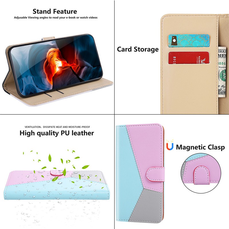 Bao Da Pu Thiết Kế Dạng Ví Thời Trang Cho Samsung Galaxy S20 Fe Note 10+ S10 A20 A30 A50 A30S A50S A70S Note 10+ S10 Lite A51 5g A71 5g wallet soft pu leather flip case cover