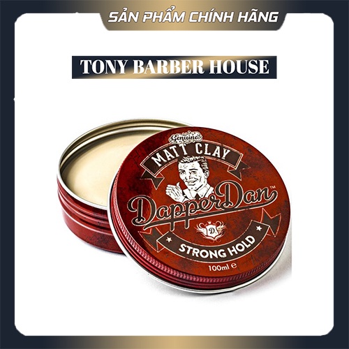 Sáp vuốt tóc Dapper Dan Matte Clay Pomade 100ml