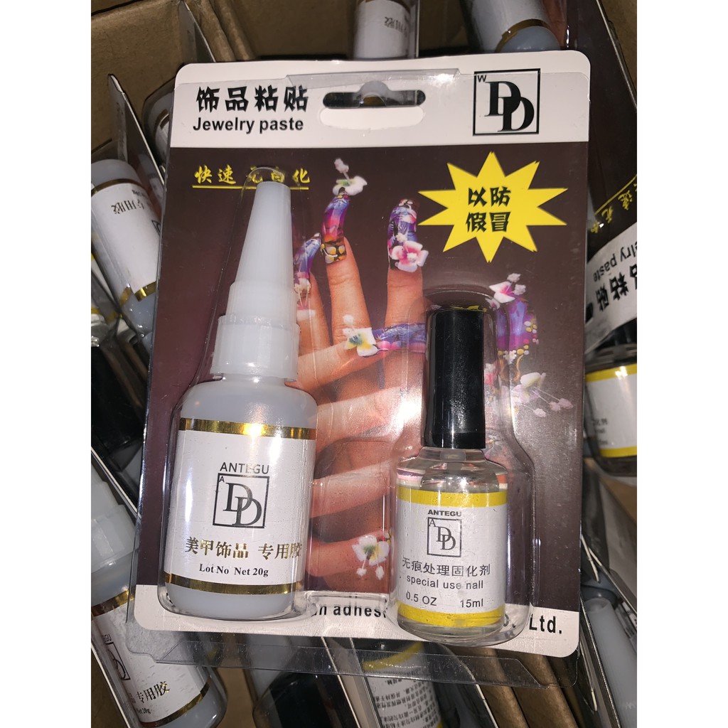 Keo Bê Tông Dùng Dán Móng Và Đính Đá Siêu Chắc 20ml +15ml