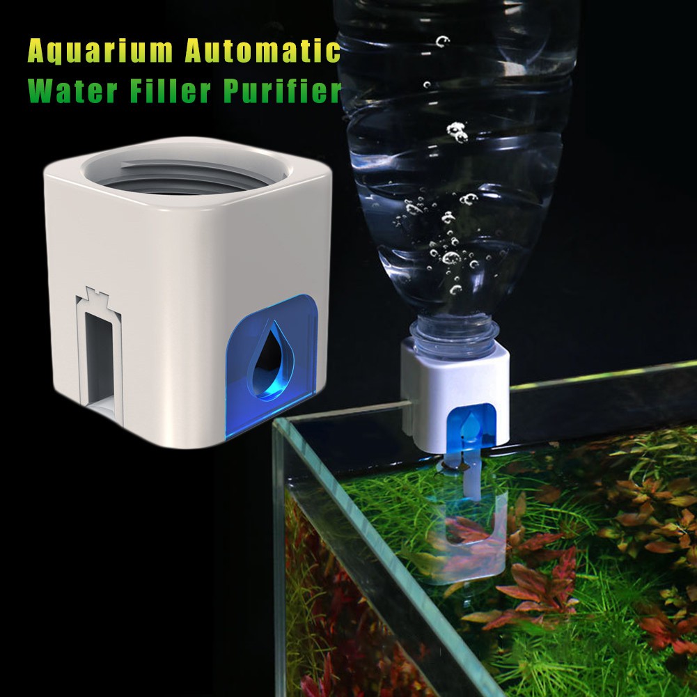 Aquarium Automatic Water Filler Purifier Aquatic Tank Water Free Power Bucket Non-Floating