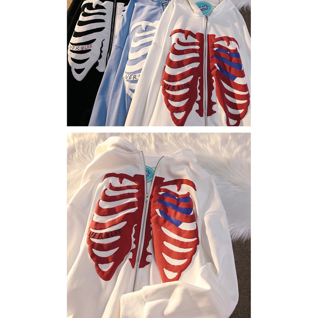 Áo Hoodie Khóa Kéo Thời Trang Cá Tính Cho Nữ 90s Y2K