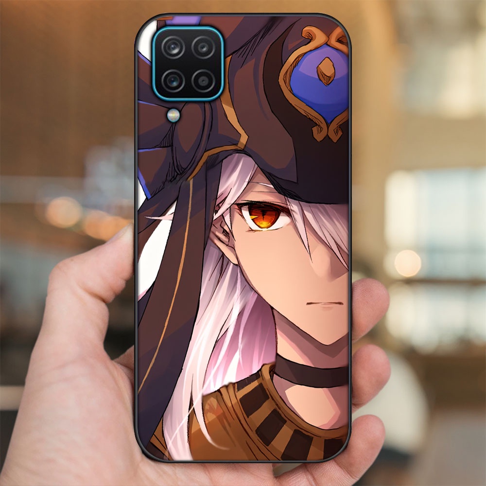 Ốp lưng Samsung A12 5G, M12 viền đen in hình Cyno Genshin Impact