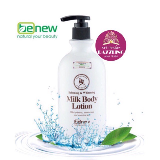 tuan070 Dưỡng Thể BENEW Trắng Mịn Da Whitening Body Lotion 450ml tuan070