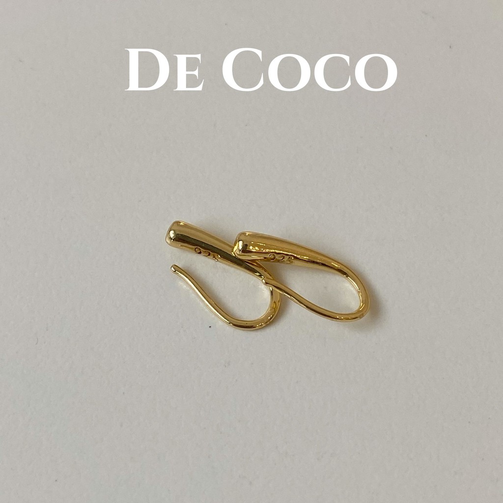 Khuyên tai bạc S925 the hook De Coco decoco.accessories