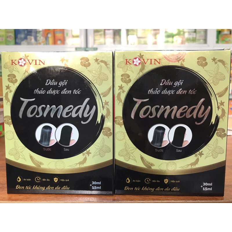 Tosmedy nhuộm đen tóc thảo dược