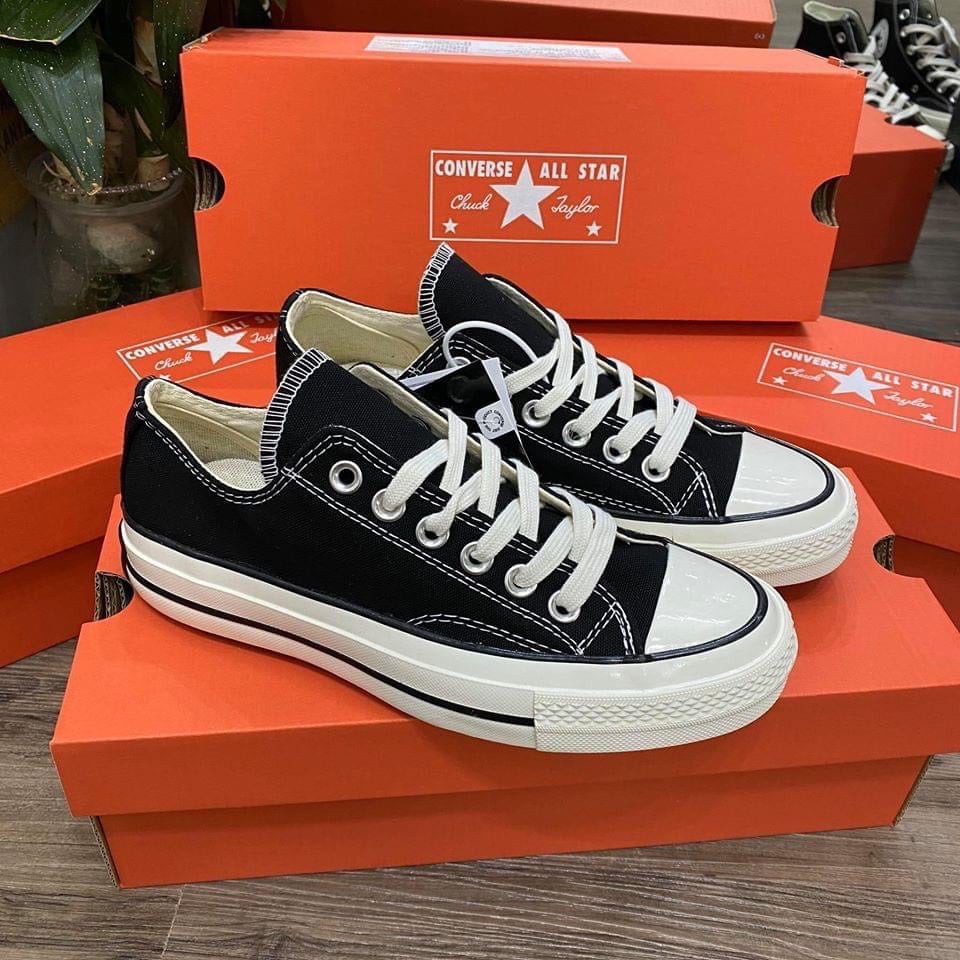 Giày Thể Thao CV Classic Màu Đen ⚡️FULL BOX BILL⚡️ giày sneaker Cv basic nam nữ siêu hot dễ phối đồ 2021